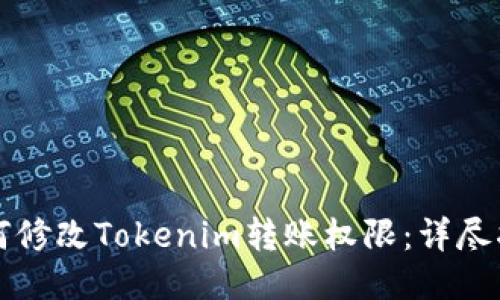 如何修改Tokenim转账权限：详尽指南